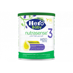 HERO BABY MILK NUTRASENSE STAGE 3 FROM 1 TO 3 YEARS 400 GM